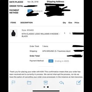 Kith Classic Logo Triple Black Hoodie